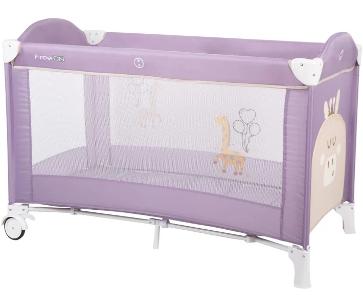 Фото - детский манеж Кровать-манеж FreeON Balloon giraffe Purple