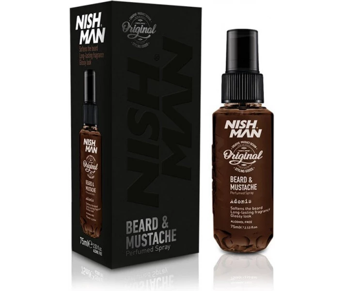 Фото - мужскую парфюмерию Nishman Духи для бороды Beard & Mustache Parfum Adonis 75ml
