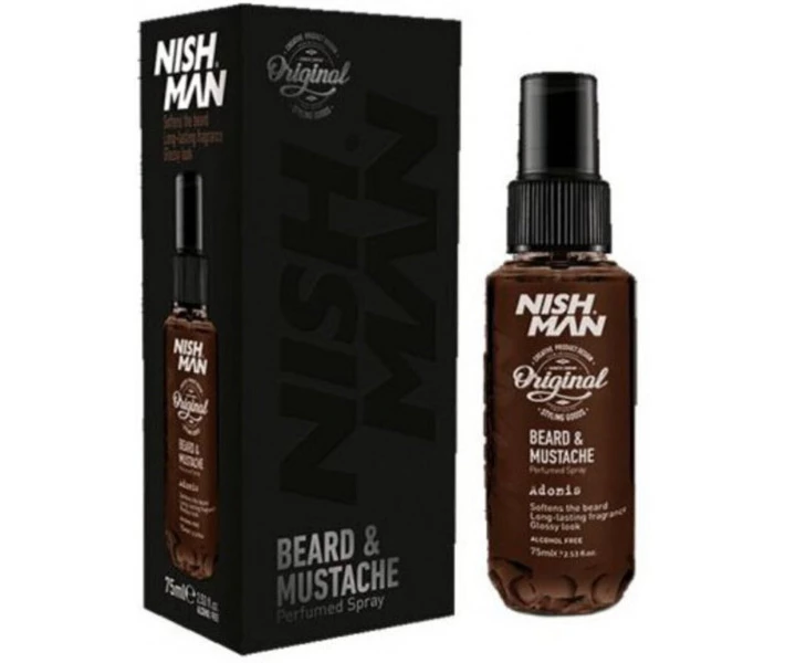 Фото - мужскую парфюмерию Nishman Духи для бороды Beard & Mustache Parfum Adonis 75ml