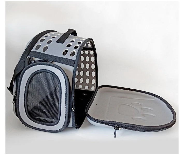 Фото - переноску и сумку для животных Сумка переноска Pet Pro Purlov Pets Carrier для домашних животных Серый (IBH005SS)