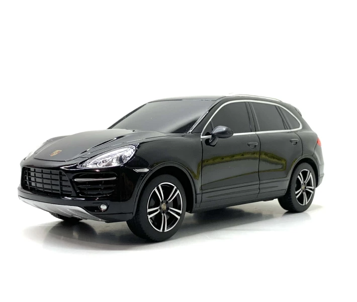 Фото - радиоуправляемую игрушку Машина Rastar на радиоуправлении Porsche Cayenne Turbo масштаб 1:24 Черная (46100)