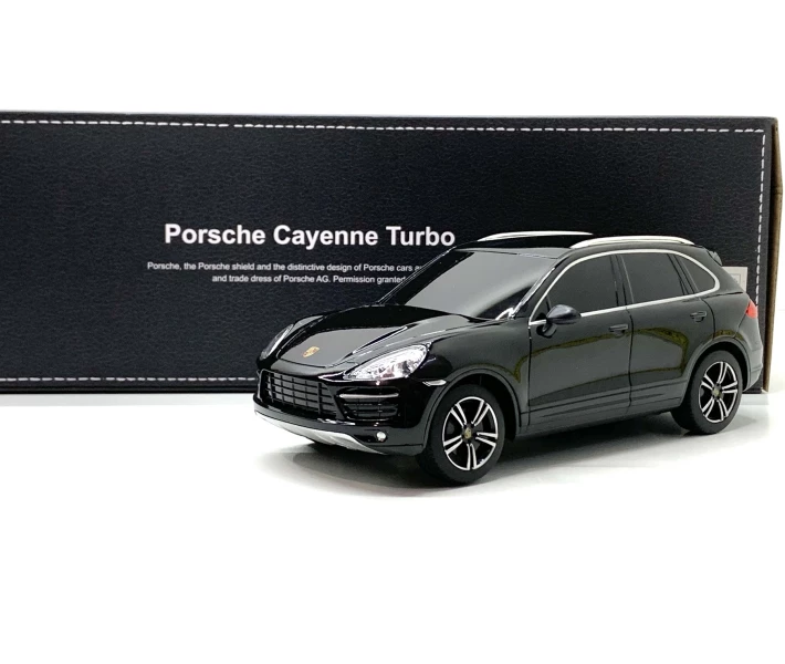 Фото - радиоуправляемую игрушку Машина Rastar на радиоуправлении Porsche Cayenne Turbo масштаб 1:24 Черная (46100)
