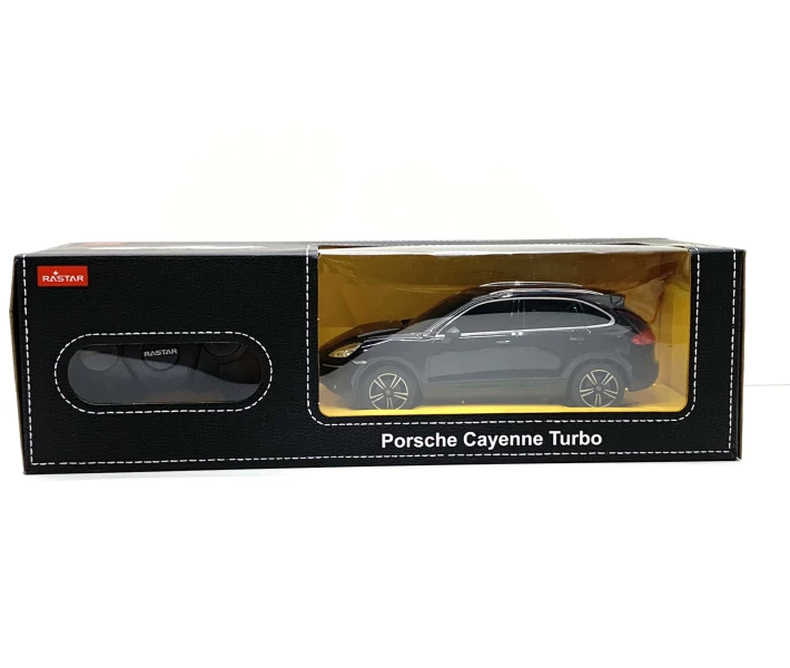 Фото - радиоуправляемую игрушку Машина Rastar на радиоуправлении Porsche Cayenne Turbo масштаб 1:24 Черная (46100)