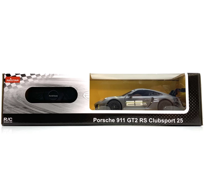 Фото - радиоуправляемую игрушку Машина Rastar на радиоуправлении Porsche 1:24 Серая (99700)