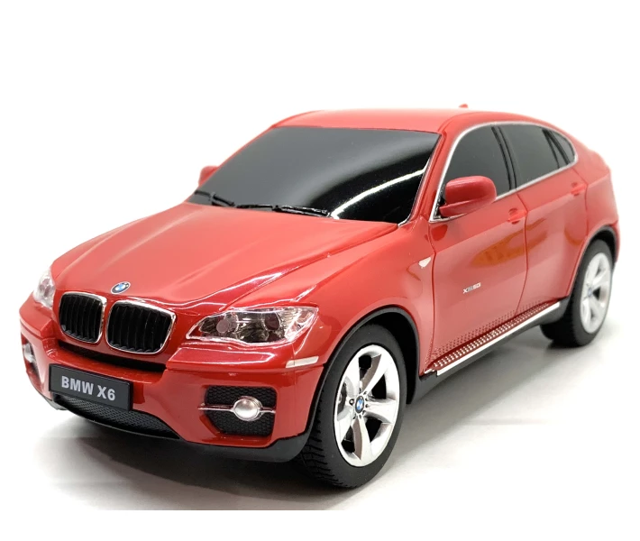 Фото - радиоуправляемую игрушку Машина Rastar на радиоуправлении BMW X6 масштаб 1:24 Красная (31700)