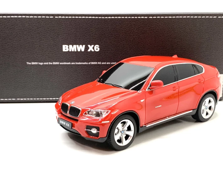 Фото - радиоуправляемую игрушку Машина Rastar на радиоуправлении BMW X6 масштаб 1:24 Красная (31700)