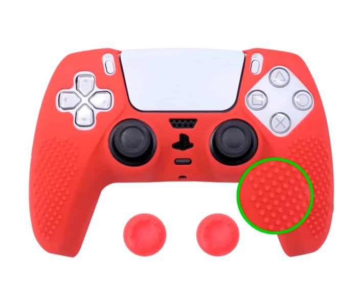 Фото - игровой аксессуар Чехол на геймпад Silicone Case для Sony PS5 DualSense Red [101877]