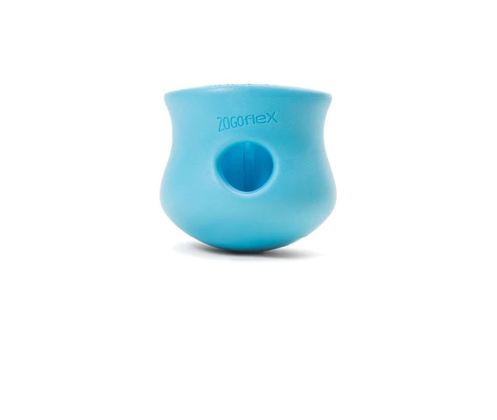 Фото - игрушку для животных Игрушка для собак West Paw Toppl Dog Toy голубая, 8 см