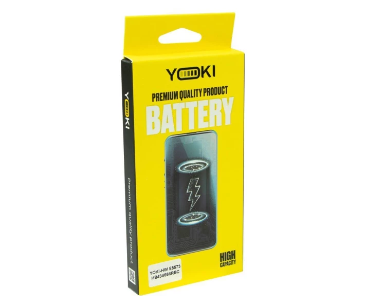 Фото - батарейку и аккумулятор Аккумулятор Yoki для роутера Huawei E5573 Wi-Fi router / HB434666RBC 1500 mAh (YOH434666E5573)