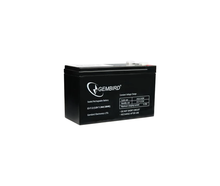 Фото - батарейку и аккумулятор Аккумуляторная батарея EnerGenie 12V 7.2AH (BAT-12V7.2AH) AGM Sava Family