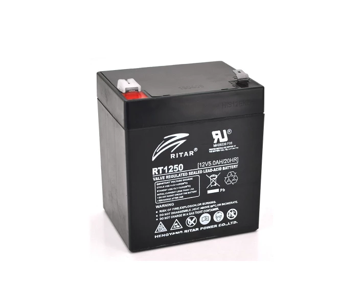 Фото - батарейку и аккумулятор Аккумуляторная батарея Ritar 12V 5AH (RT1250B/08216) AGM-Sava Family