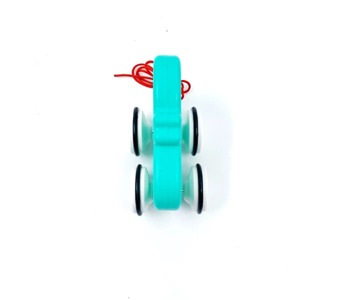 Фото - развивающую игрушку для малыша Каталка на шнурке Jia Yue Toys Бегемот 30 см Разноцветная (113362b)