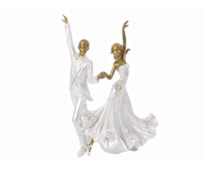 Фото - декоративную статуэтку и фигурку Интерьерная статуэтка Lefard Wedding dance 35.5 см Белый AL120203