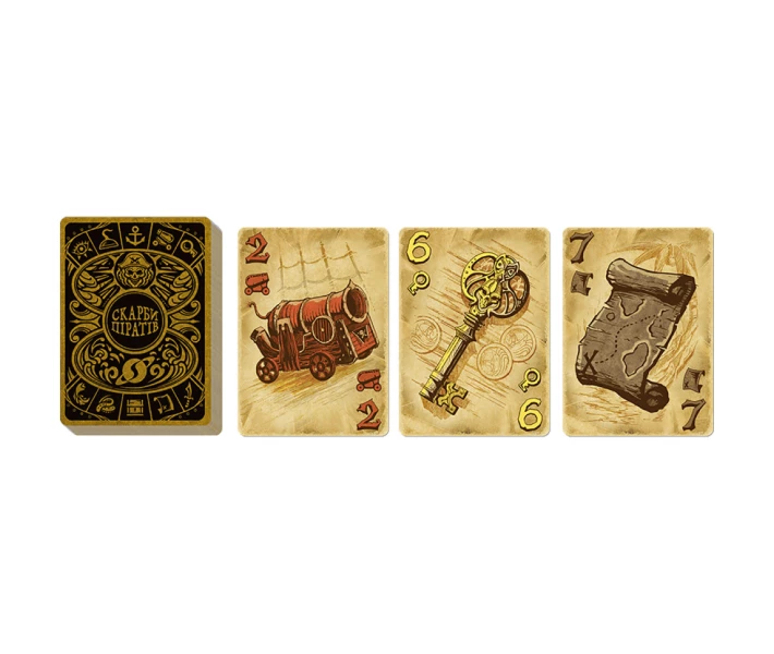 Фото - настольную игру Настольная игра "Сокровища пиратов" Games7Days SBPR01UA карточная