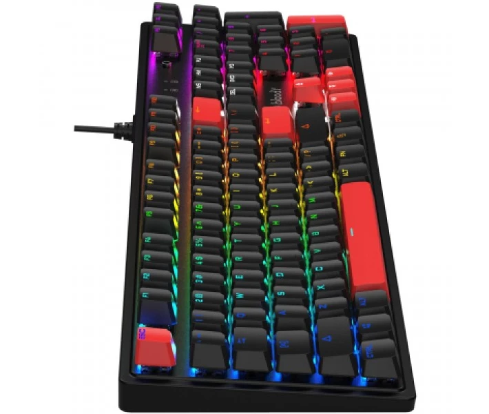 Фото - клавиатуру Клавиатура A4Tech Bloody S510R RGB BLMS Switch Red USB Black (Bloody S510R Fire Black)