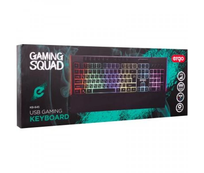 Фото - клавиатуру Клавиатура Ergo KB-645 USB Black (KB-645)