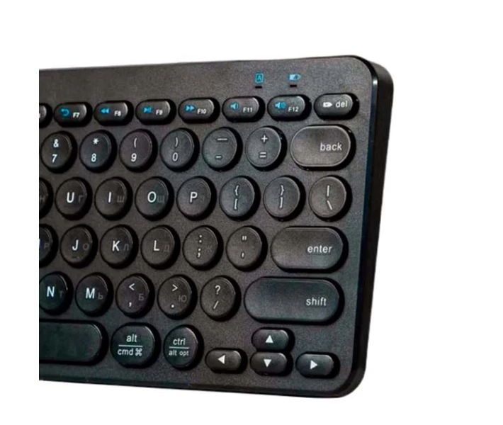 Фото - клавиатуру Клавиатура беспроводная Jeqang JB-322 Eng 2.4G + Мышь беспроводная 2.4G 1600DPI Беспроводное подключение 2в1 для Windows/Mac/Android/iOS Черный