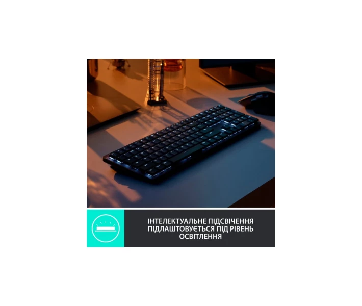 Фото - клавиатуру Клавиатура Logitech MX Mechanical Wireless Illuminated Performance UA Graphite (920-010759)