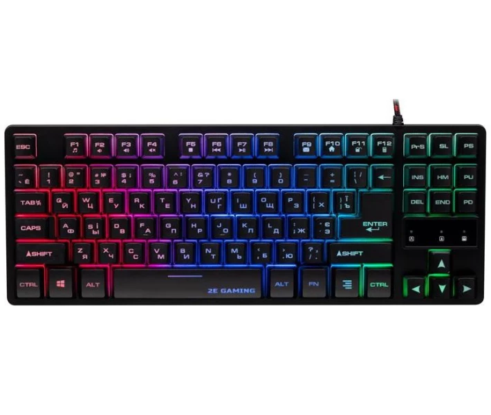 Фото - клавиатуру Клавиатура игровая с подсветкой 2E GAMING KG290 Black