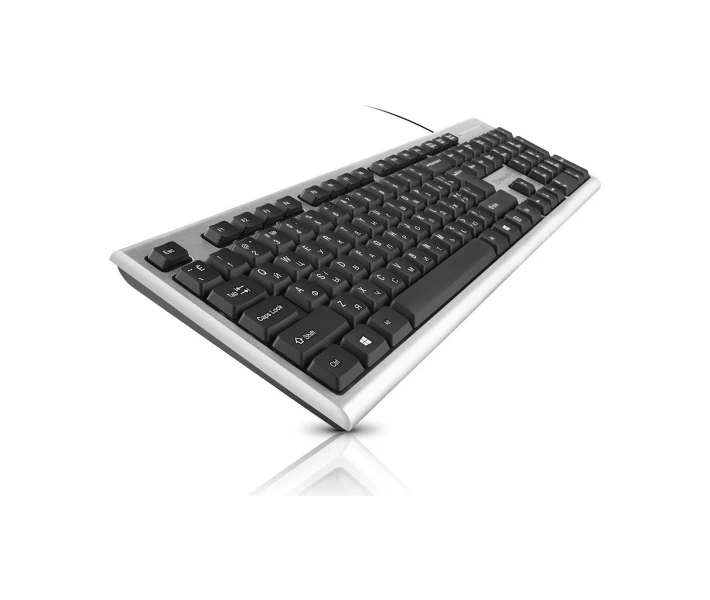 Фото - клавиатуру Клавиатура REAL-EL 507 Standard USB Silver