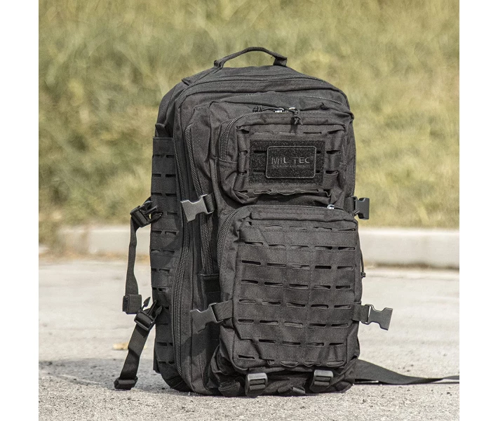 Фото - рюкзак Рюкзак тактический Mil-Tec US Assault Laser Cut 36 л Black