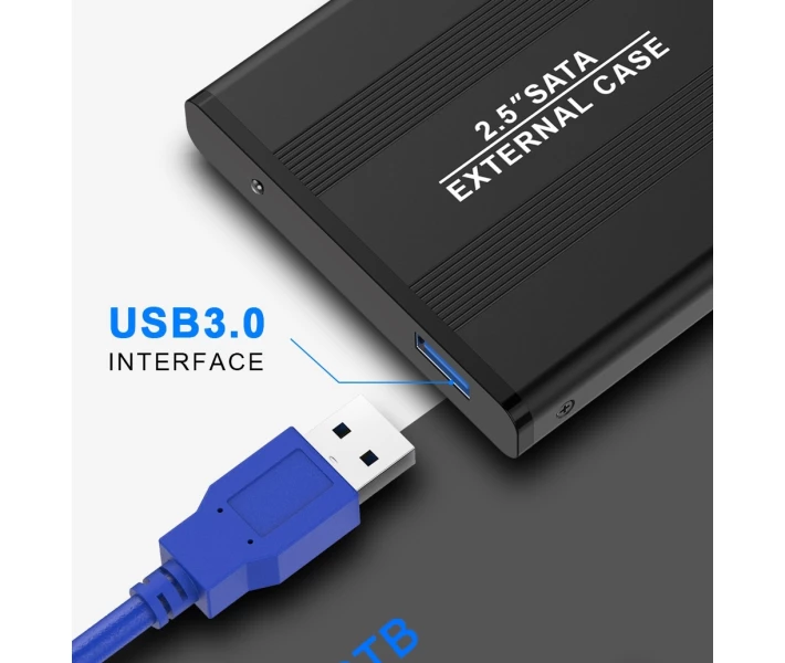 Фото - внешний карман для жесткого диска Внешний карман переходник адаптер для USB 3.0 для SSD/HDD диска SATA III 2.5” 127x75x13 мм NN (474505-Prob) Черный