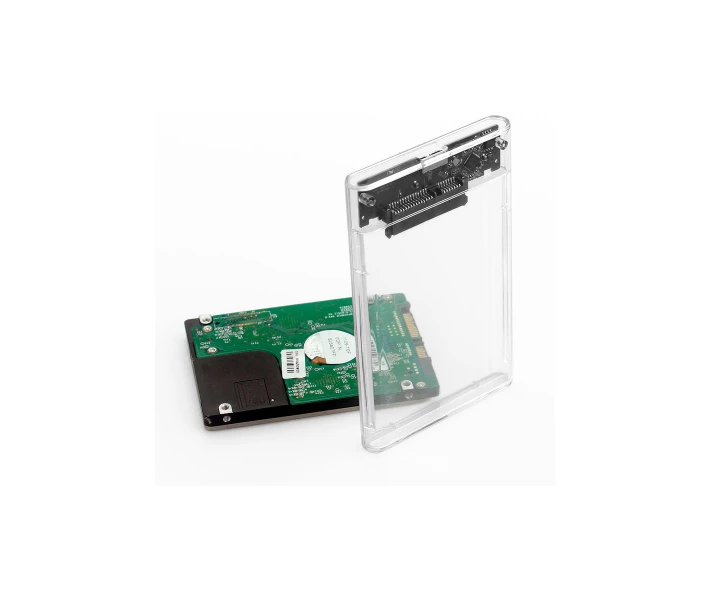 Фото - внешний карман для жесткого диска Карман внешний Dynamode 2.5" SATA HDD/SSD USB 3.0 Transparent (DM-CAD-25316) (724033-01)
