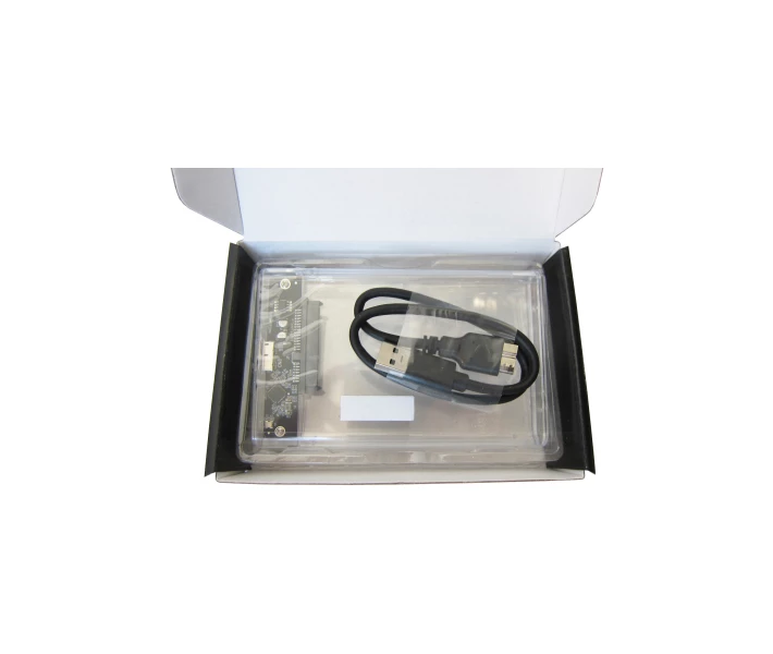 Фото - внешний карман для жесткого диска Карман внешний Dynamode 2.5" SATA HDD/SSD USB 3.0 Transparent (DM-CAD-25316) (724033-01)