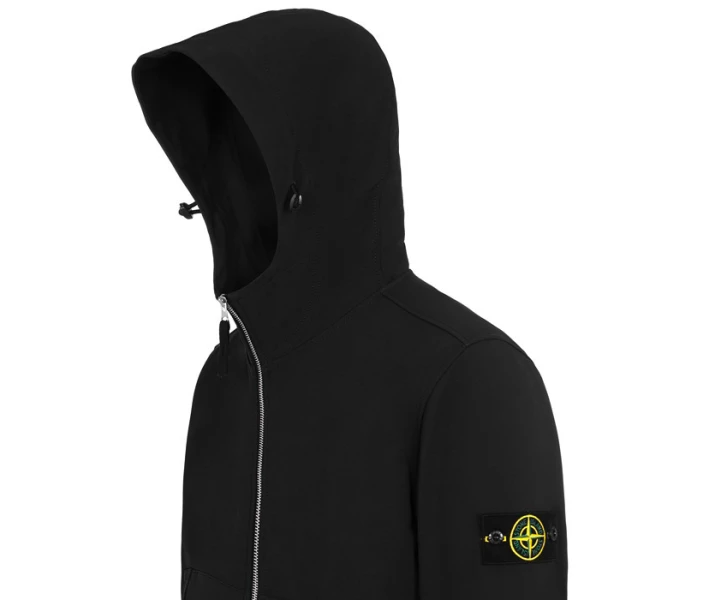 Фото - куртку мужскую Куртка Stone Island 40727 LIGHT SOFT SHELL Черный S