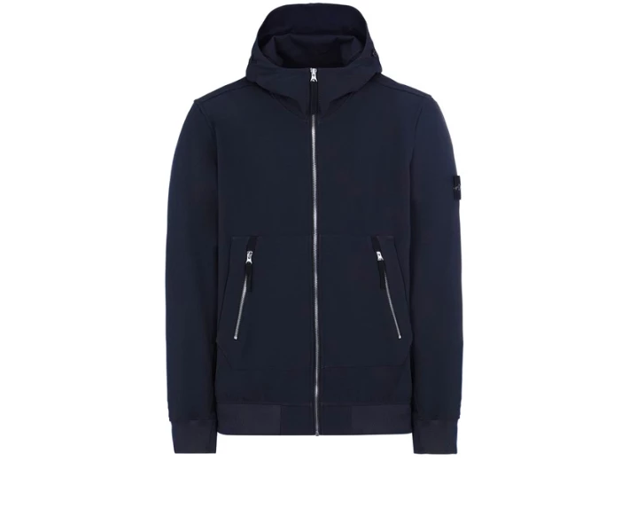 Фото - куртку мужскую Куртка Stone Island 40727 LIGHT SOFT SHELL Marine Blue XL