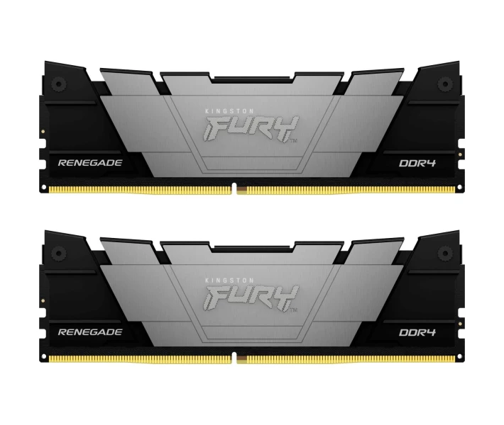 Фото - оперативную память Модуль памяти Kingston DDR4 64GB (2x32) FURY 3600MHz Renegade Black XMP (KF436C18RB2K2/64)