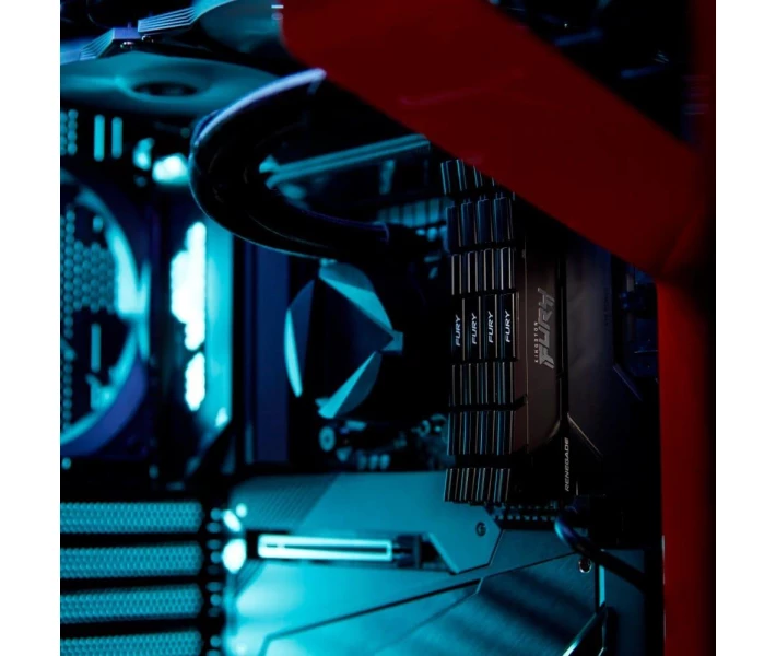 Фото - оперативную память Модуль памяти Kingston DDR4 64GB (2x32) FURY 3600MHz Renegade Black XMP (KF436C18RB2K2/64)