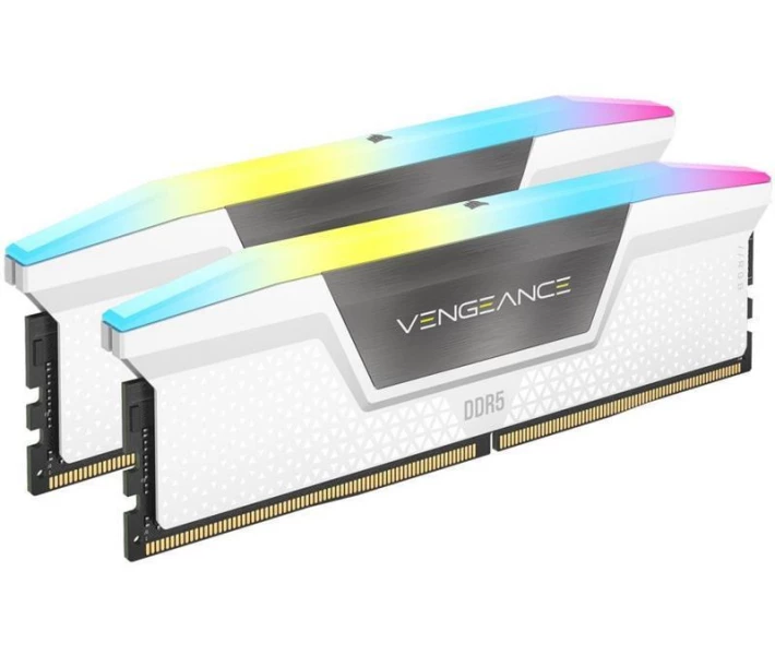 Фото - оперативную память Модуль памяти DDR5 2x16GB/6400 Corsair Vengeance RGB White (CMH32GX5M2B6400C36W) Sava Family