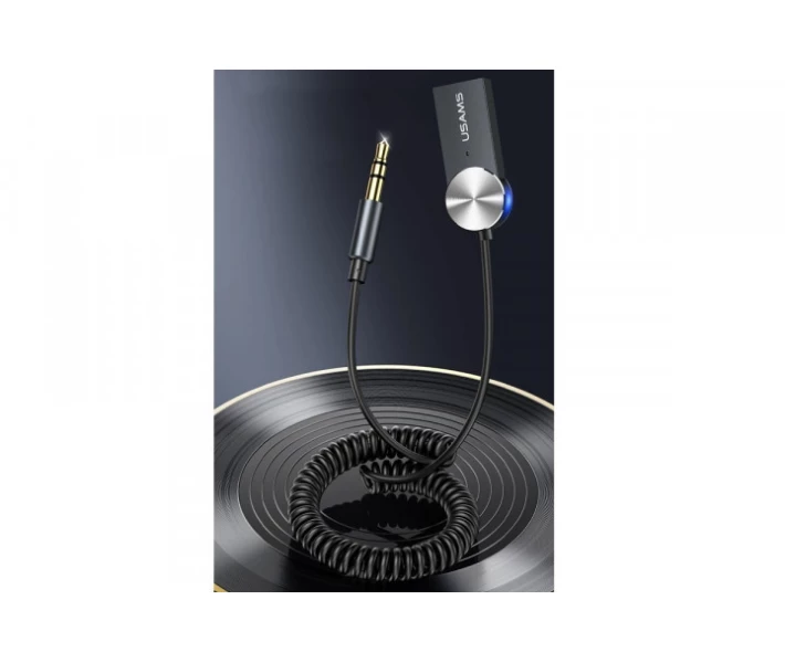 Фото - Bluetooth-адаптер Автомобильный Bluetooth адаптер Usams Wireless Audio Receiver US-SJ464 |BT5.0