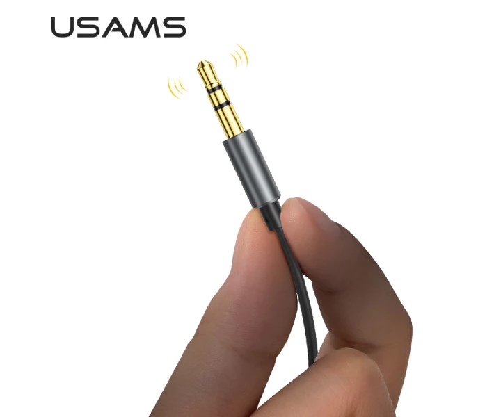 Фото - Bluetooth-адаптер Автомобильный Bluetooth адаптер Usams Wireless Audio Receiver US-SJ464 |BT5.0