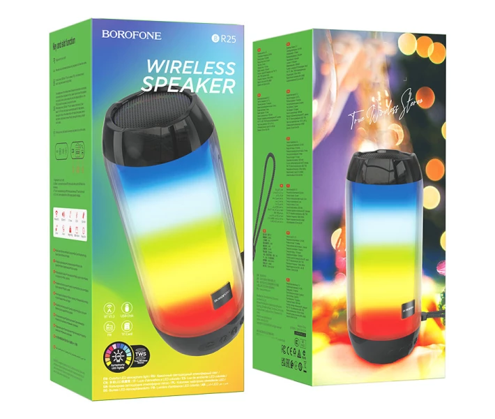 Фото - портативную колонку Колонка Bluetooth BOROFONE BR25 Crazy sound Черный