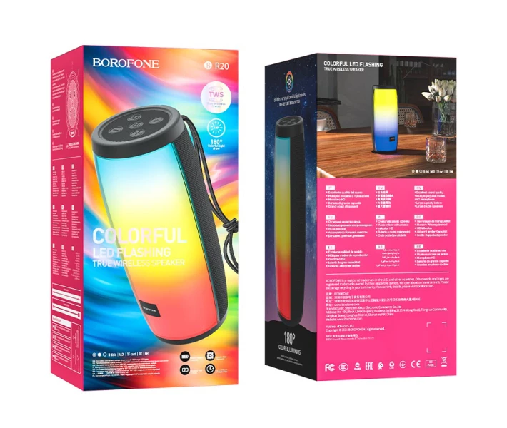 Фото - портативную колонку Колонка Bluetooth BOROFONE BR20 Sound Wave Черный