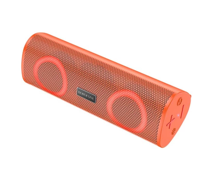 Фото - портативную колонку Колонка Bluetooth BOROFONE BP18 Портативная Акустика беспроводная 1200mAh, BT 5.3, AUX, TF, FM, USB, 2h Оранжевый