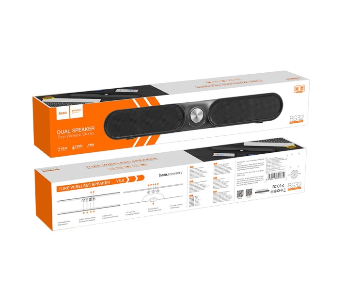 Фото - портативную колонку Колонка Bluetooth HOCO BS32 Enjoy Черный