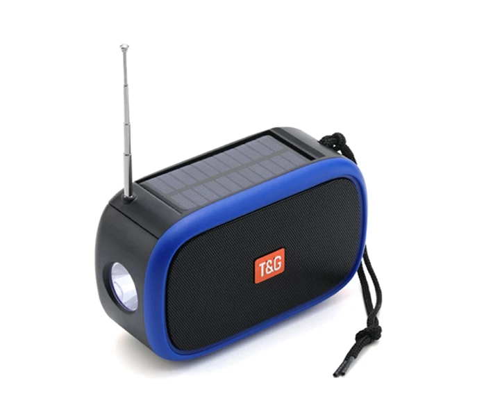 Фото - портативную колонку Портативная колонка TG632 5W IPX6 с фонариком Blue/Black