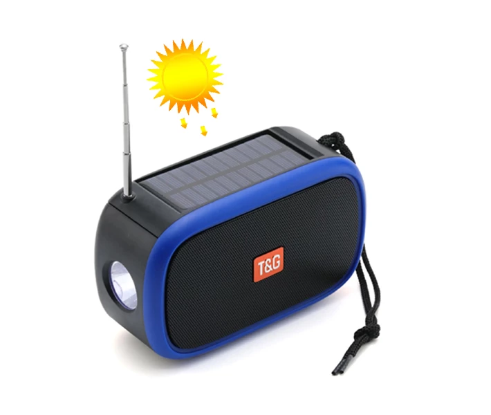 Фото - портативную колонку Портативная колонка TG632 5W IPX6 с фонариком Blue/Black