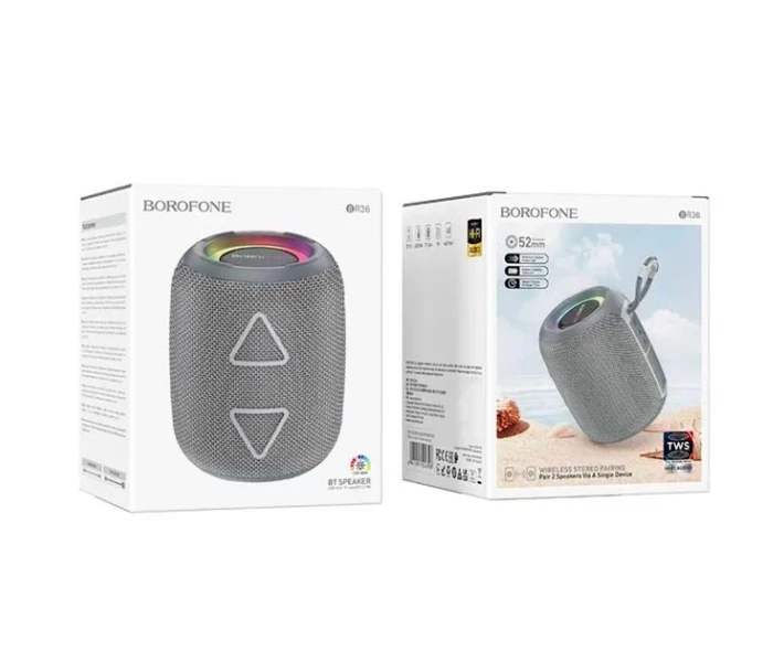 Фото - портативную колонку Колонка Bluetooth BOROFONE BR36 Серый