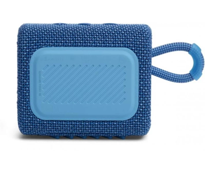 Фото - портативную колонку Акустическая система JBL GO 3 Eco Blue (JBLGO3ECOBLU)
