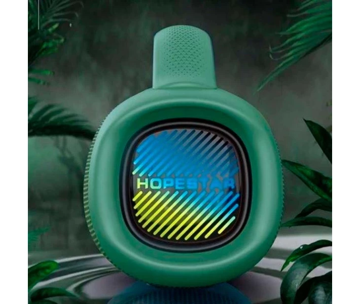 Фото - портативную колонку Колонка Bluetooth HOPESTAR H60 BT5.3, 20W, TWS, AUX/TF/USB, 6h, IPX6 портативная акустика Зеленый