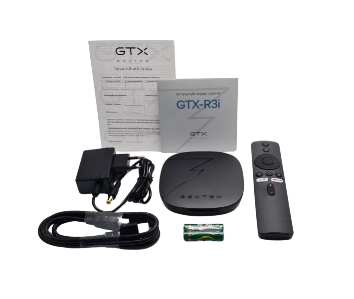 Фото - приставку Smart TV Смарт ТВ приставка Android SmartTV Box Geotex GTX-R3i 4/32Gb