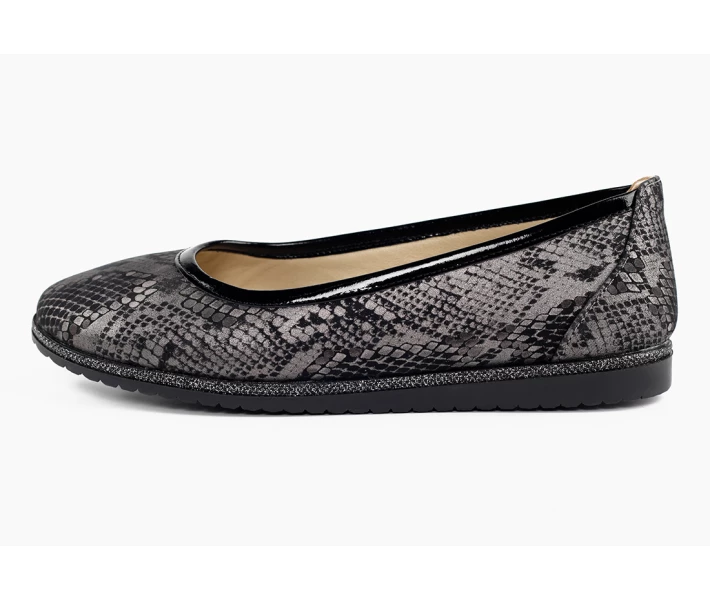 Фото - детские балетки Балетки Minno Kids 505-6SNAKE 34 Серый (2000904275779)