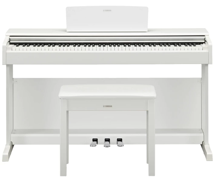 Фото - цифровое пианино Цифровое пианино Yamaha YDP-145 WH (Пюпитр, блок питания, банкетка)