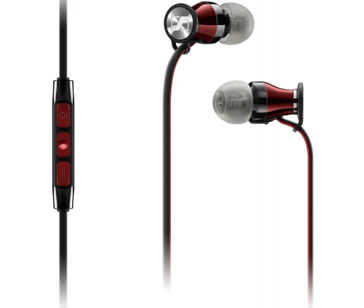 Фото - наушники Наушники Sennheiser Momentum In-Ear i Черный с красным 506231 (F00178352)