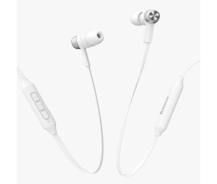 Фото - наушники Беспроводные Bluetooth наушники Baseus Encok Magnet Wireless Earphone S06 со встроенным микрофоном Белые (650134596)