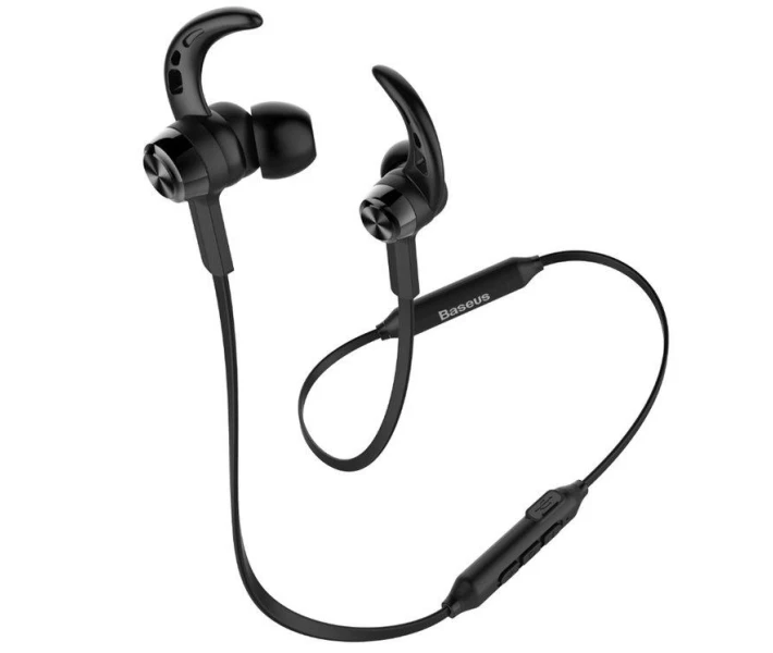 Фото - наушники Беспроводные Bluetooth наушники Baseus Encok Magnet Wireless Earphone S06 Черные (650134595)